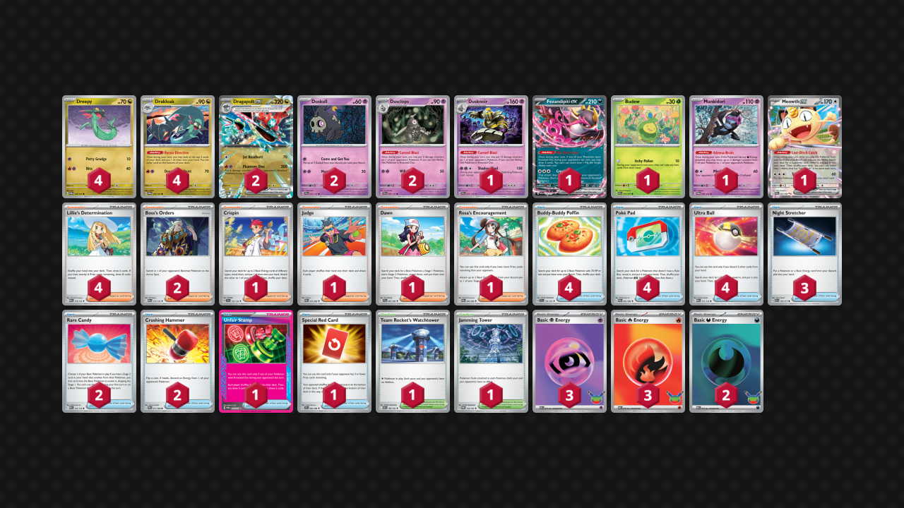 Gabryelle’s Dragapult Dusknoir decklist for Baltimore
